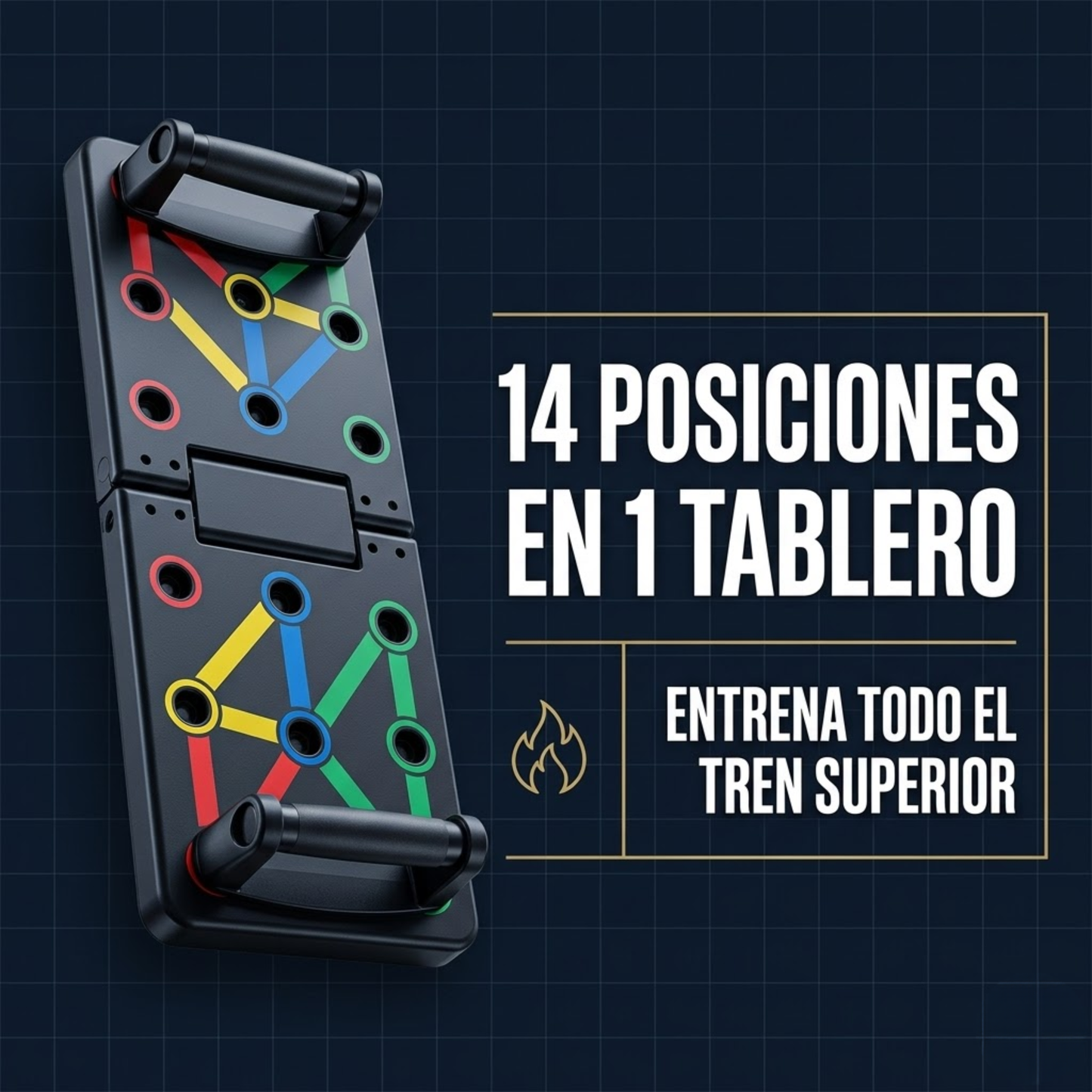 Tabla de ejercicios IronPush Elite