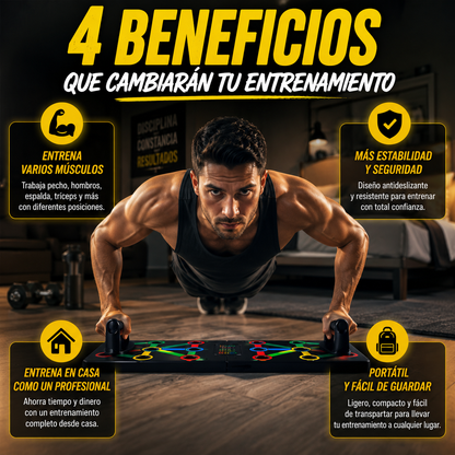 Tabla de ejercicios IronPush Elite