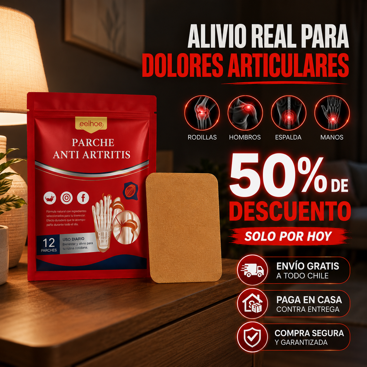ArthriRelief Pro™ 😌✨ Pack 3 Alivia el Dolor de Artritis (Promo 36 uni)