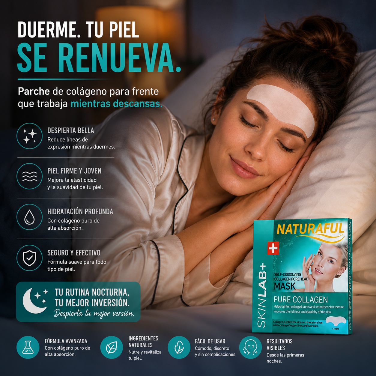 Parche Colageno Puro Frente Antiarrugas (caja 6 uni)