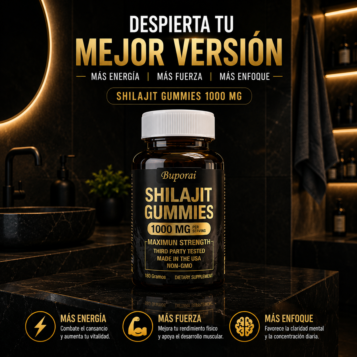 Shilajit Gomitas (60 cap)