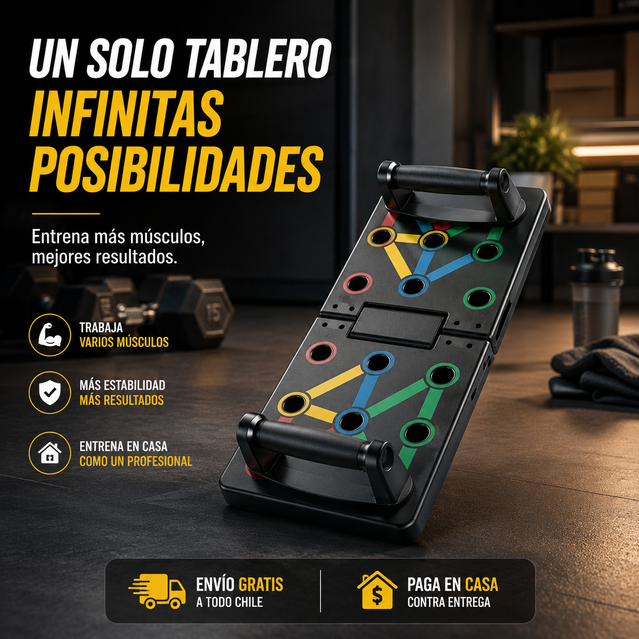 Tabla de ejercicios IronPush Elite